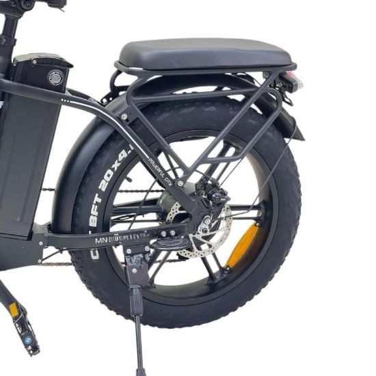 صورة دراجة كهربائية رياضية للكبار بكفرات عريضة ومقعدين